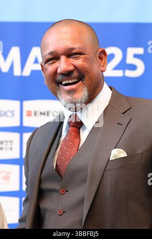 Yokohama, Kanagawa, Japon. 15 mai 2025. Alex Ramirez Triathlon : World Triathlon Championship Series Yokohama 2025 Conférence de presse à Yokohama, Kanagawa, Japon . Crédit : Yohei Osada/AFLO SPORT/Alamy Live News Banque D'Images