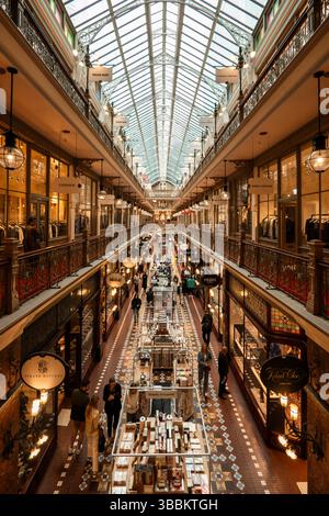The Strand Arcade, rue commerçante historique de Sydney Banque D'Images