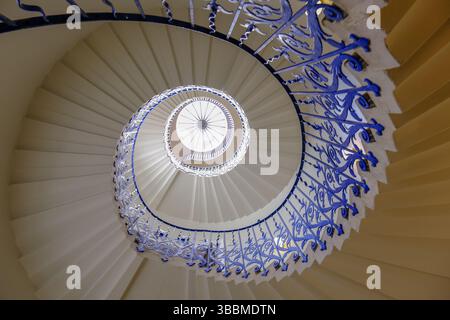 La Queen's House est une ancienne résidence royale dans le quartier de Greenwich à Londres, qui sert maintenant de galerie d'art publique. Banque D'Images