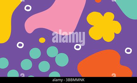 Composition organique abstraite moderne Illustration de Vecteur