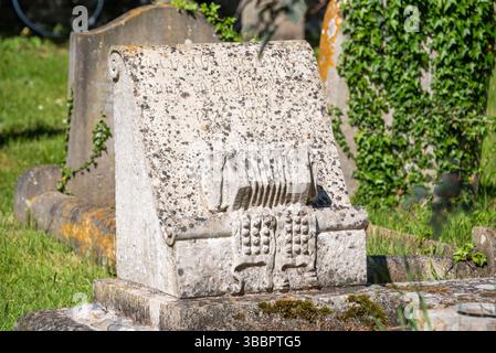 Tombe de William Kimber, cimetière Holy Trinity, Headington, Oxford Banque D'Images