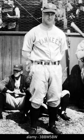 Lou Gehrig, célèbre joueur de première base des Yankee de New York, vers 1930 Banque D'Images