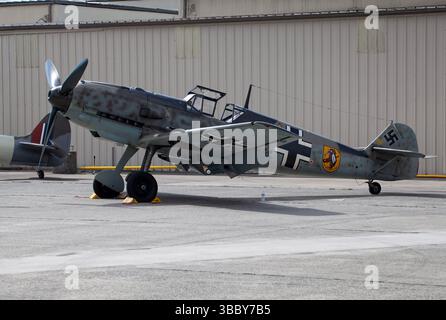 Messerschmitt Bf 109 à Everett Washington Banque D'Images