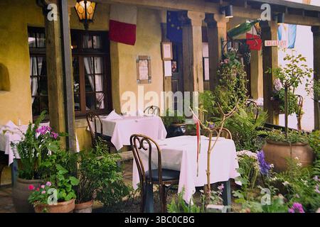 Le restaurant Casanova à Carmel-by-the-Sea, CA, USA, approx. 1992 Banque D'Images