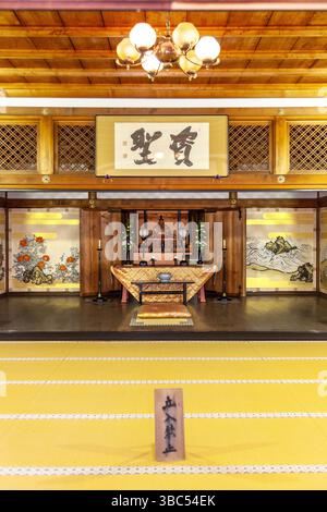 Salle de culte Tahoden au temple Tenryu-ji, Arashiyama, Kyoto, Japon Banque D'Images