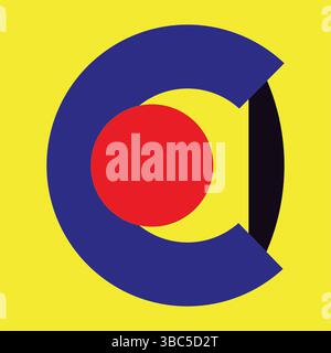 Abstrait, Design géométrique, Art moderne Illustration de Vecteur