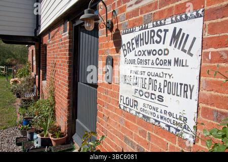 Moulin Brewhurst sur le canal Wey & Arun, Loxwood, Billingshurst, West Sussex, Angleterre Banque D'Images