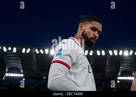 Rome, Italie. 19 mai 2025. Ruben Loftus-Cheek de l'AC Milan lors de l'AS Roma vs AC Milan, match de football italien Serie A à Rome, Italie, 18 mai 2025 crédit : Agence photo indépendante/Alamy Live News Banque D'Images