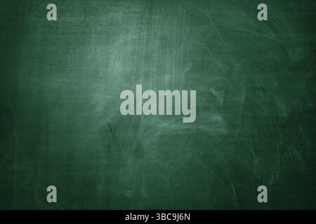 Fond vert vierge de texture de tableau noir. Photo de haute qualité Banque D'Images