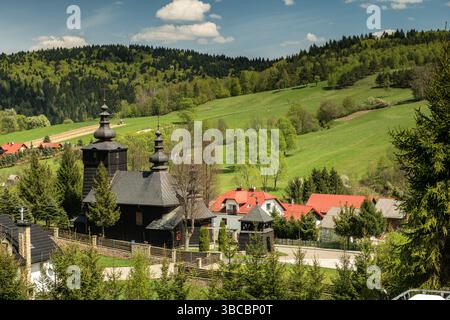 Église orthodoxe des Saints Cosmas et Damian Banica, Pologne Banque D'Images