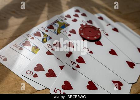Cartes de poker Banque D'Images