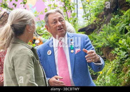 Londres, Royaume-Uni. 19 mai 2025. Alan Titchmarsh au RHS Chelsea Flower Show. Crédit : Anna Watson/Alamy Live News Banque D'Images
