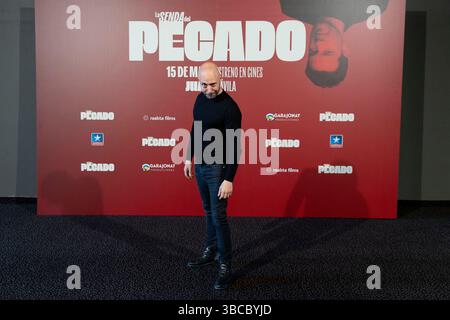 Madrid, Espagne. 15 mai 2025. Alberto Utrera assiste à l'appel photographique 'la Senda del Pecado' au Cine Kinepolis à Madrid. Crédit : SOPA images Limited/Alamy Live News Banque D'Images