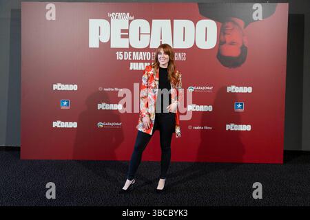 Madrid, Espagne. 15 mai 2025. Silvia Vacas assiste à l'appel photographique 'la Senda del Pecado' au Cine Kinepolis à Madrid. Crédit : SOPA images Limited/Alamy Live News Banque D'Images