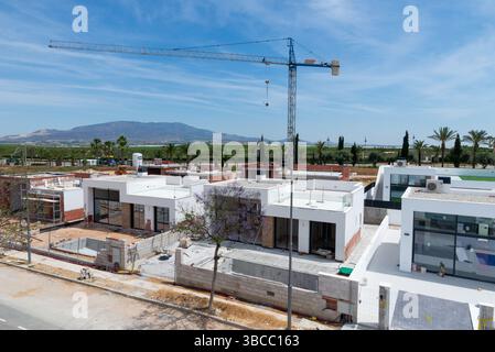 Condado de Alhama, le plus grand développement d'un certain nombre de stations de vacances de golf dans la région de Murcie, populaire auprès des Britanniques. Nouveau développement Banque D'Images