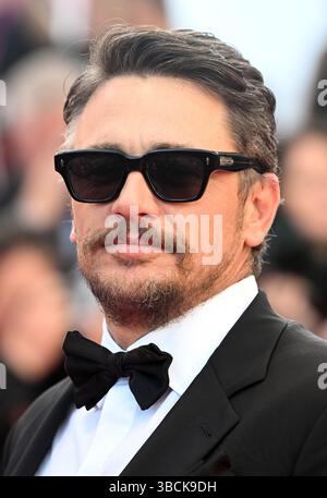 Cannes, France. 20 mai 2025. L'acteur américain James Franco assiste à la première d'Une vie privée au 78e Festival de Cannes, en France, le mardi 20 mai 2025. Photo de Rune Hellestad/ crédit : UPI/Alamy Live News Banque D'Images