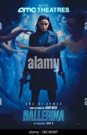 DATE DE SORTIE : 6 juin 2025. TITRE : ballerine. STUDIO : Lionsgate. RÉALISATEUR : Len Wiseman. INTRIGUE : une jeune femme assassin cherche à se venger des gens qui ont tué sa famille. STARRING : Ana DE ARMAS as Eve poster optimisé (Credit image : © Lionsgate/Entertainment Pictures/ZUMAPRESS.com) USAGE ÉDITORIAL SEULEMENT ! Non destiné à UN USAGE commercial ! Banque D'Images