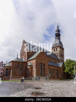 Riga, Lettonie - 19 août 2021 : vue sur le centre historique de Riga Banque D'Images