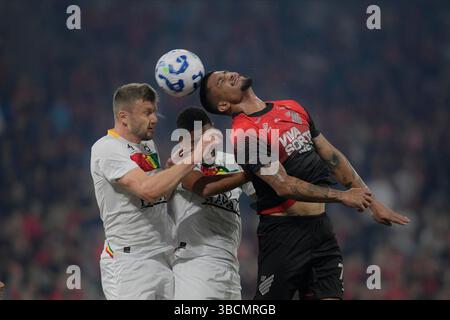 Curitiba, Brésil. 20 mai 2025. Kevin Velasco pendant Athletico et Brusque. Match valable pour la 3ème phase de la Copa do Brasil 2025. Stade Mario Celso Petraglia à Curitiba, Paraná. Crédit : Reinaldo Reginato/FotoArena/Alamy Live News Banque D'Images