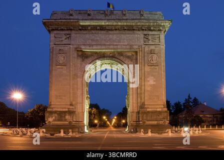 Arc de Triumph, Bucarest, Roumanie, Arcul de Triumf, Europe Banque D'Images