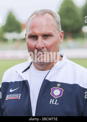 Président Helge Leonhardt FC Erzgebirge Aue DFB DFL 2e saison Bundesliga 2016-17 au match amical FC Erzgebirge Aue, Hanovre 96 le 27 juillet 2016 Banque D'Images