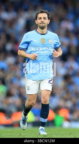 20 mai 2025 ; Etihad Stadium, Manchester, Angleterre ; premier League Football, Manchester City contre Bournemouth ; Bernardo Silva de Manchester City Banque D'Images