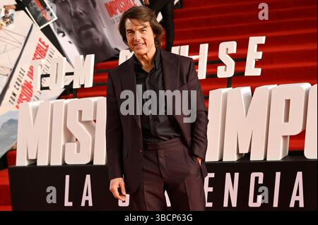 Mexico, Mexique. 20 mai 2025. L'acteur Tom Cruise assiste au tapis rouge pour Mission : impossible - The final Reckoning Mexico City film Premiere à Auditorio Nacional. Le 20 mai 2025 à Mexico, Mexique. (Photo de Carlos Tischler/ Eyepix/Sipa USA) crédit : Sipa USA/Alamy Live News Banque D'Images