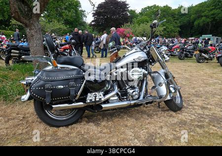 salon de moto classique, lodge stody, nord de norfolk, angleterre Banque D'Images