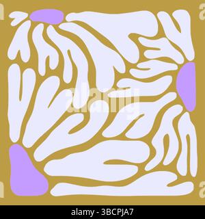 Motif vectoriel blanc violet abstrait Illustration de Vecteur