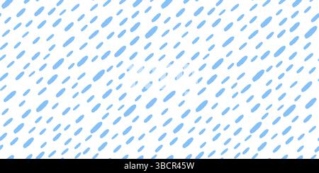 Motif en petits tirets. Fond de pluie simple. Goutte de pluie diagonale dessinée à la main. Abstrait Drops motif géométrique. Illustration vectorielle Illustration de Vecteur