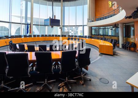 Berlin, Deutschland. 21 mai 2025. Salle de conférence 4900 dans la Maison Paul Loebe du Bundestag allemand. Berlin, le 21 mai 2025. Crédit : dpa/Alamy Live News Banque D'Images