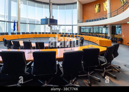 Berlin, Deutschland. 21 mai 2025. Salle de conférence 4900 dans la Maison Paul Loebe du Bundestag allemand. Berlin, le 21 mai 2025. Crédit : dpa/Alamy Live News Banque D'Images
