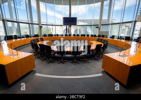 Berlin, Deutschland. 21 mai 2025. Salle de conférence 4900 dans la Maison Paul Loebe du Bundestag allemand. Berlin, le 21 mai 2025. Crédit : dpa/Alamy Live News Banque D'Images