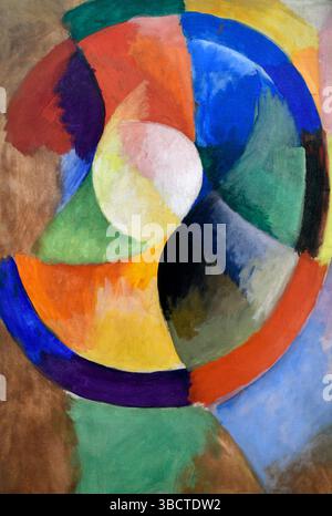 Circulaires, Soleil no 2, 1912-1913, Robert Delaunay, Musée Georges Pompidou Paris France. Banque D'Images