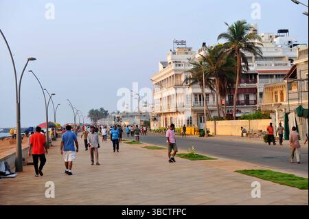 Asie,Inde du Sud,Tamil Nadu,Pondichéry/Puducherry (Pondichéry) in Tamil Nadu,Inde du Sud,Asie Banque D'Images