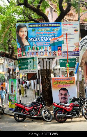 Asie,Inde du Sud ,Etat du Kerala,Kochi (Cochin),/ A Street of Kochi (Cochin),in the Indian State of Kerala,South India,Asia Banque D'Images