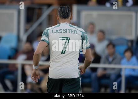 Ariel Lassiter #7 du Portland Timbers FC lors de la manche du 16e match de l'U.S. Open Cup entre Portland Timbers FC et San Jose Earthquakes au PayPal Park. Le 20 mai 2025 à San Jose, Californie. (Photo bi Ismael Sanchez Garcia/ Groupe Eyepix) Banque D'Images