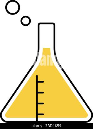 Icône de dessin de ligne simple de fresque triangulaire, illustration vectorielle Illustration de Vecteur