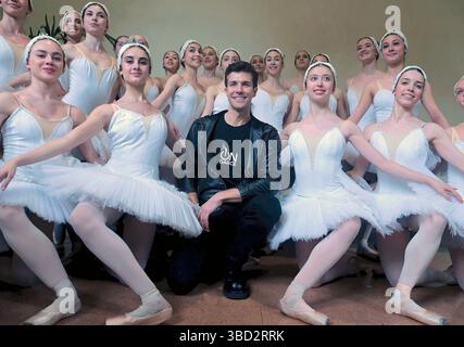Milan, Roberto Bolle rencontre les étudiants de la Cattolica Banque D'Images