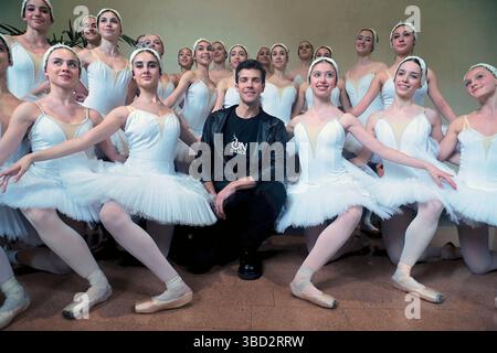 Milan, Roberto Bolle rencontre les étudiants de la Cattolica Banque D'Images
