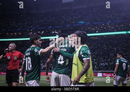 Sao Paulo, Brésil. 22 mai 2025. Allianz Parque Sao Paulo (SP), 05/22/2025 - Copa do Brasil/PALMEIRAS X CEARA - match entre PALMEIRAS X CEARA, valable pour la deuxième étape de la troisième phase de la Copa do Brasil, tenue à Allianz Parque, à Sao Paulo, dans la nuit de ce jeudi 22 (photo : Nicollas Vieira/photo Premium/SPP) 30930 (Nicollas Vieira Bernardes Lopes, Nicollas Vieira/SPP) crédit : SPP Sport Press. /Alamy Live News Banque D'Images