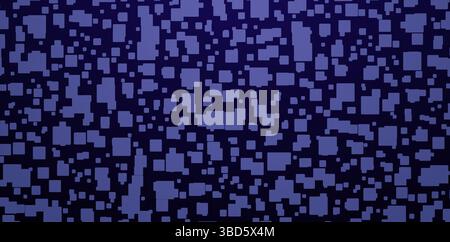 Motif géométrique avec des carrés arrière-plans bleu foncé pour des papiers peints texturés de luxe élégants, fond et remplissage de page, textile moderne à la mode Illustration de Vecteur