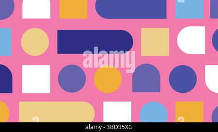 Zigzag Electric Blue composition sur Noir Illustration de Vecteur