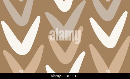Design organique moderne en V en fond de terre Illustration de Vecteur