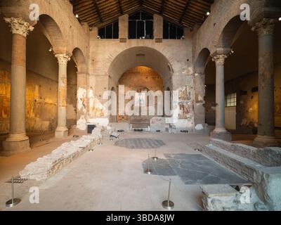Église Santa Maria Antiqua au Forum romain, Italie Banque D'Images