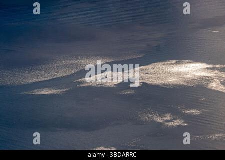 Vol de Ushuaia à El Calafate. Patagonie, Argentine Banque D'Images