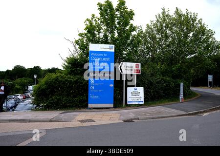 Conquest NHS Hospital, la crête, hastings Town, East sussex, uk Banque D'Images