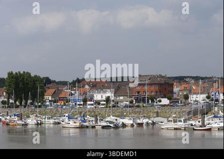 Etaples, Nord pas de Calais, Normandie, France Banque D'Images