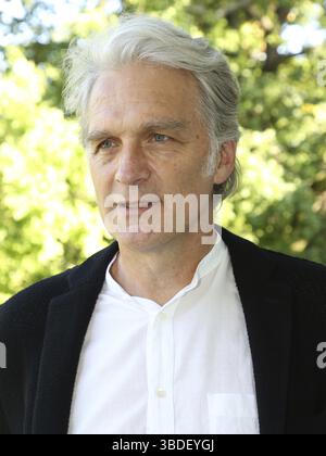 L'acteur Walter Sittler lors d'une table ronde le 4 juillet 2017 à Magdebourg Banque D'Images