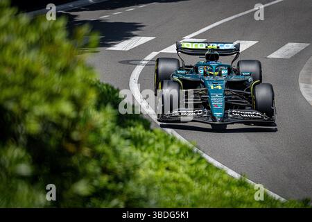 Monaco, Principauté de Monaco. 24 mai 2025. 14, Fernando Alonso, SPA, Aston Martin AMR25, ASTON MARTIN ARAMCO F1 TEAM crédit : Agence photo indépendante/Alamy Live News Banque D'Images